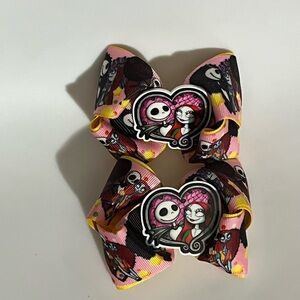 Jack and sally San valentines  Hair Bow